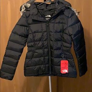 The North Face Puffer Coat with Fur Hood